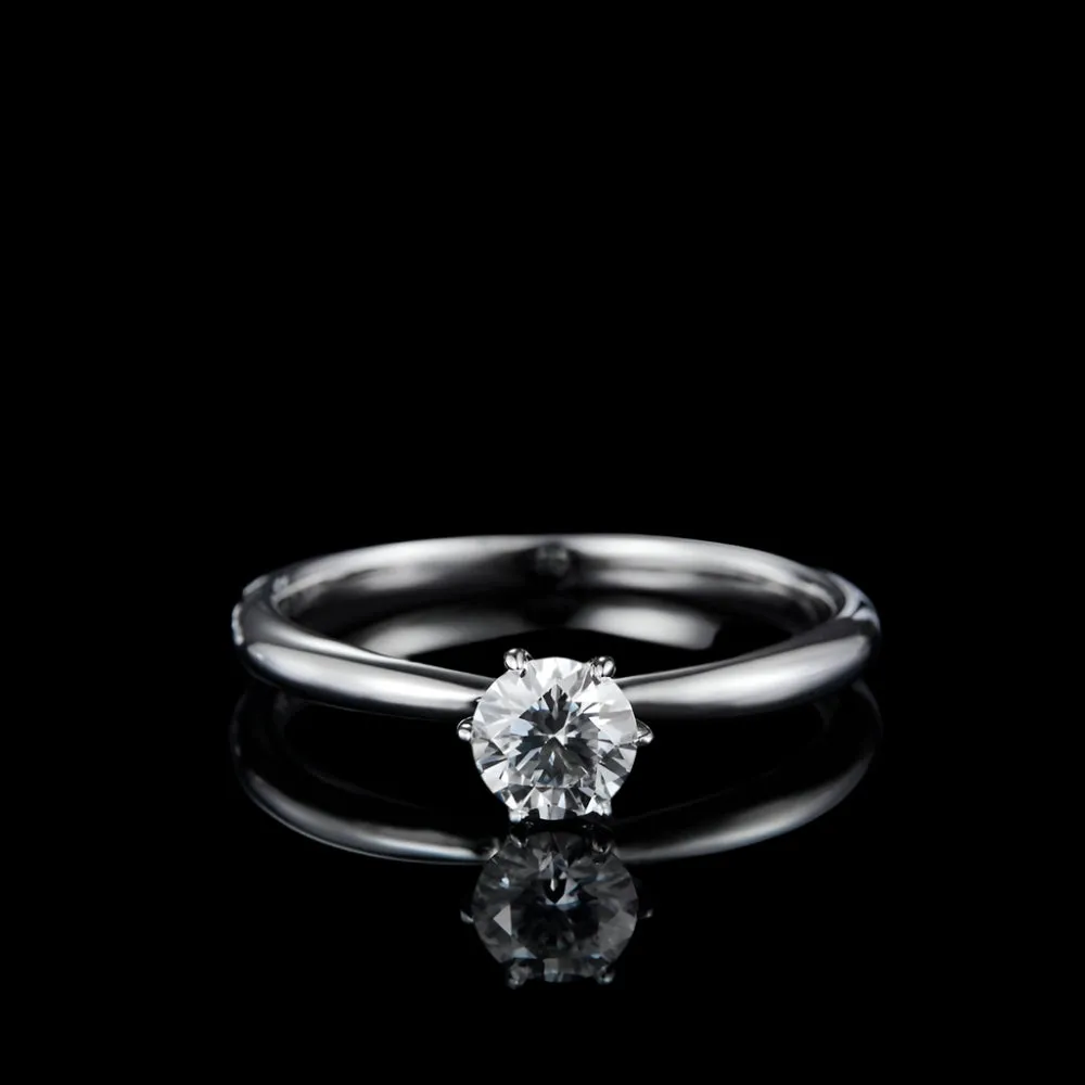 0.5ct D Color Diamond Solitaire Engagement Rings
