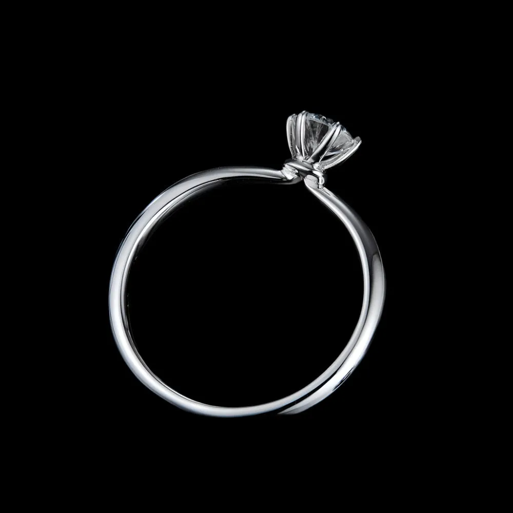 0.5ct D Color Diamond Solitaire Engagement Rings