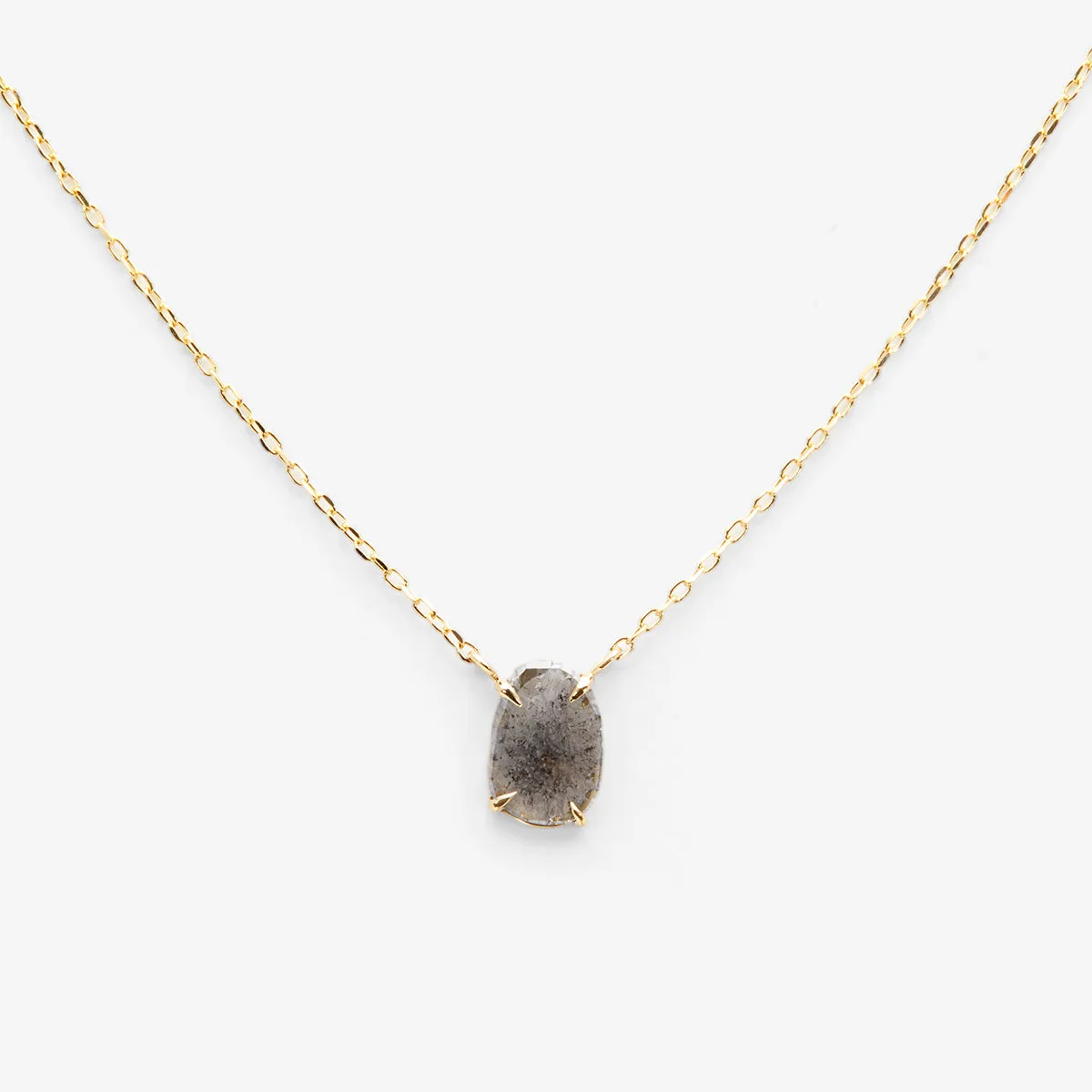 0.70 Carat One-of-a-Kind Diamond Slice Necklace | DN2-OOAK