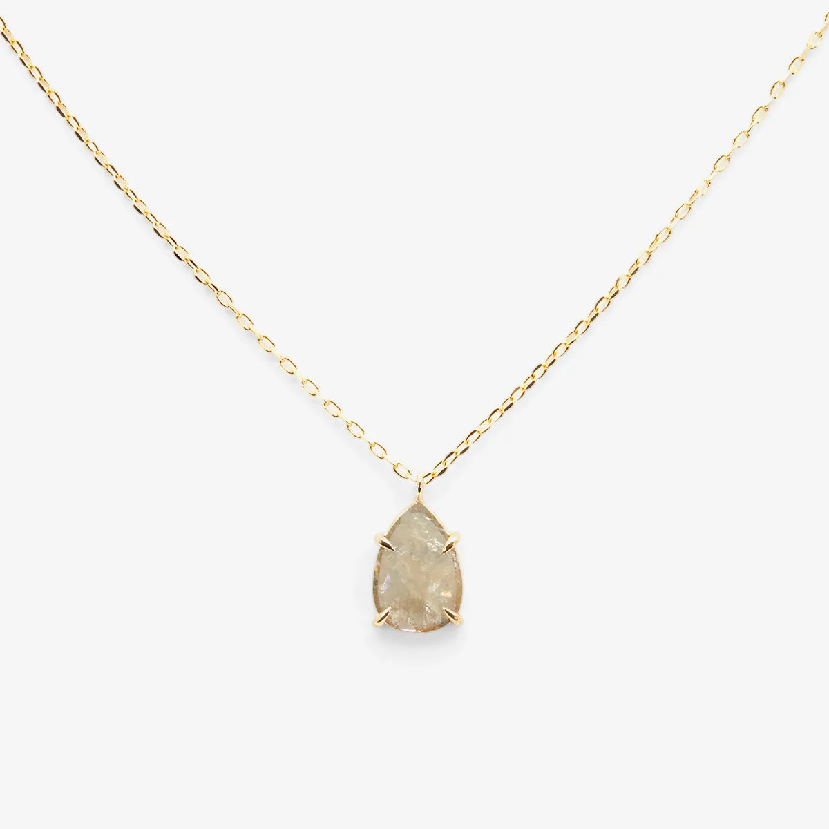 0.78 Carat One-of-a-Kind Diamond Slice Necklace | DN3-OOAK