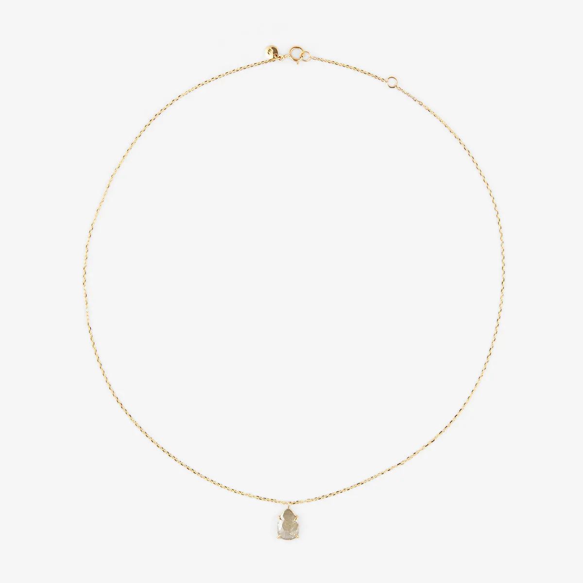0.78 Carat One-of-a-Kind Diamond Slice Necklace | DN3-OOAK