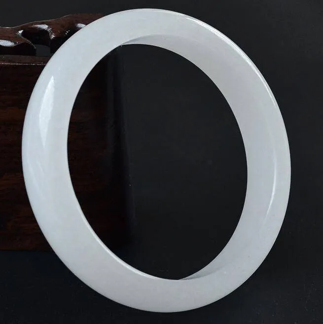 10% OFF- 52-65 mm Certified Natural Jadeite Emerald Jade Bracelet Bangle《Grade A》A194099