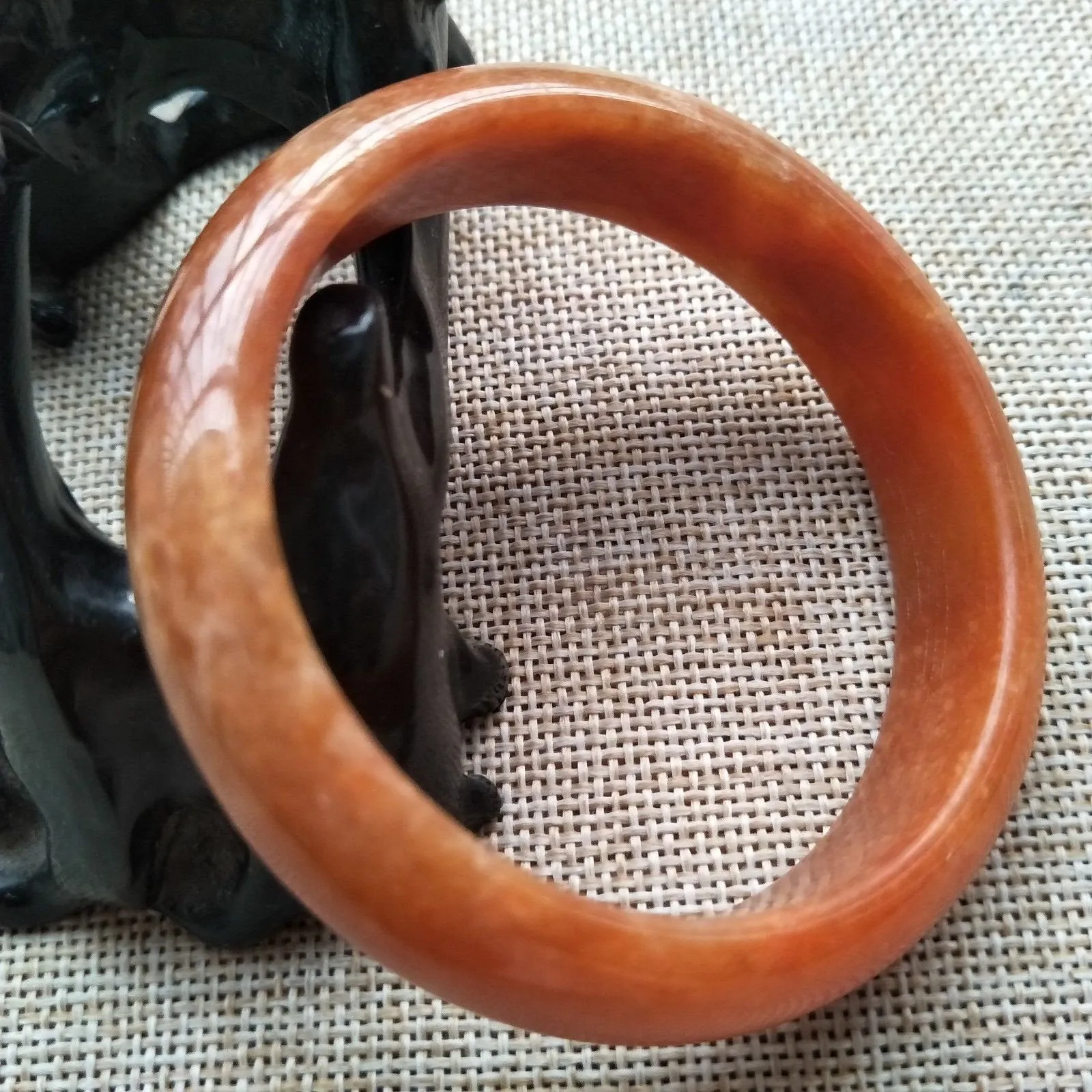 10% OFF- 55/56/57mm Certified Natural Jadeite Emerald A*Jade Caved Bangle W560