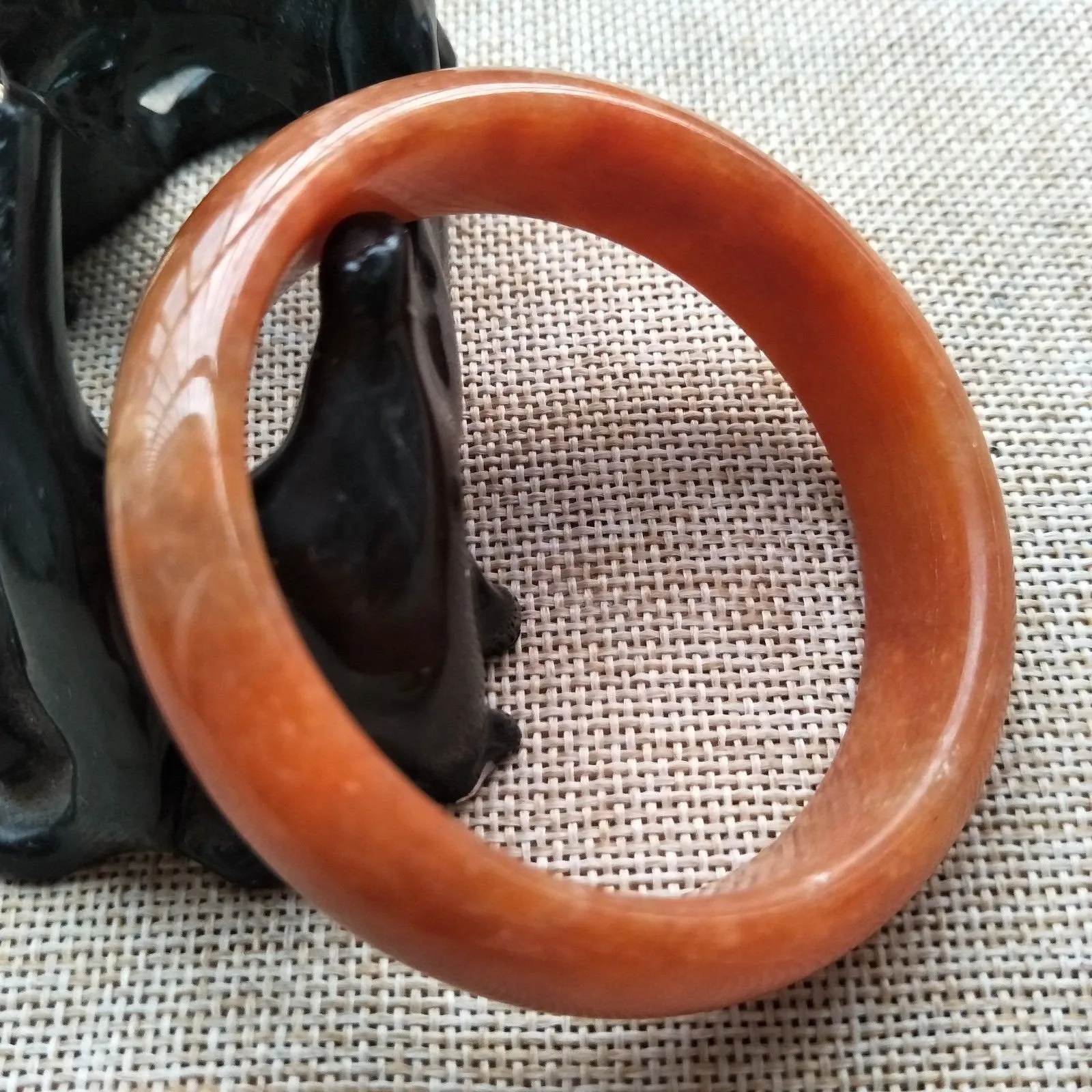 10% OFF- 55/56/57mm Certified Natural Jadeite Emerald A*Jade Caved Bangle W560