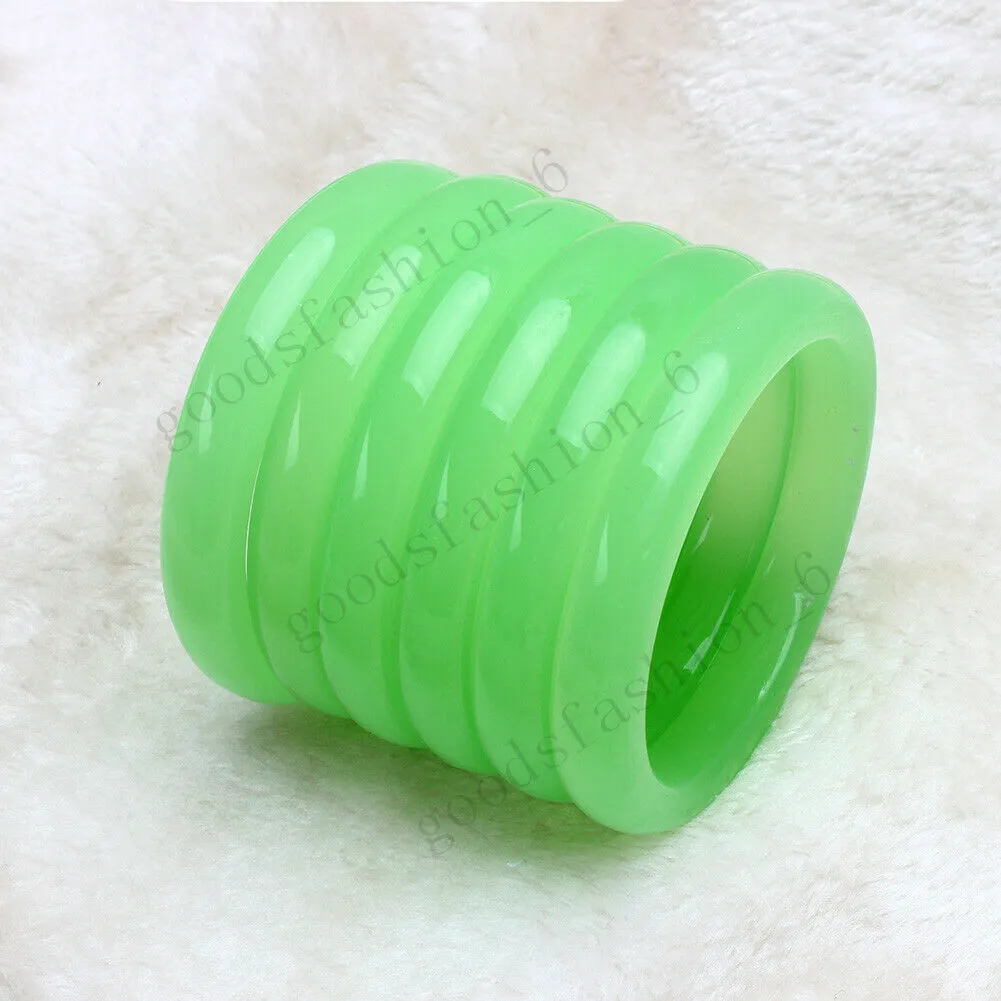 10% OFF- 56-63mm Certified Beautiful Natural Light Green Emerald A*Jade Carved Bracelet Bangle