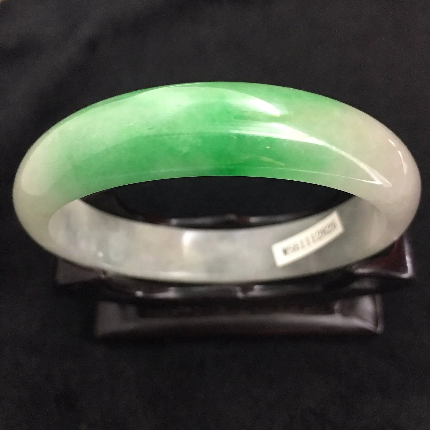 10% OFF- 56/57/58 mm Certified Natural Ice Jadeite Emerald A Jade HandCarved Bracelet Bangle 2825