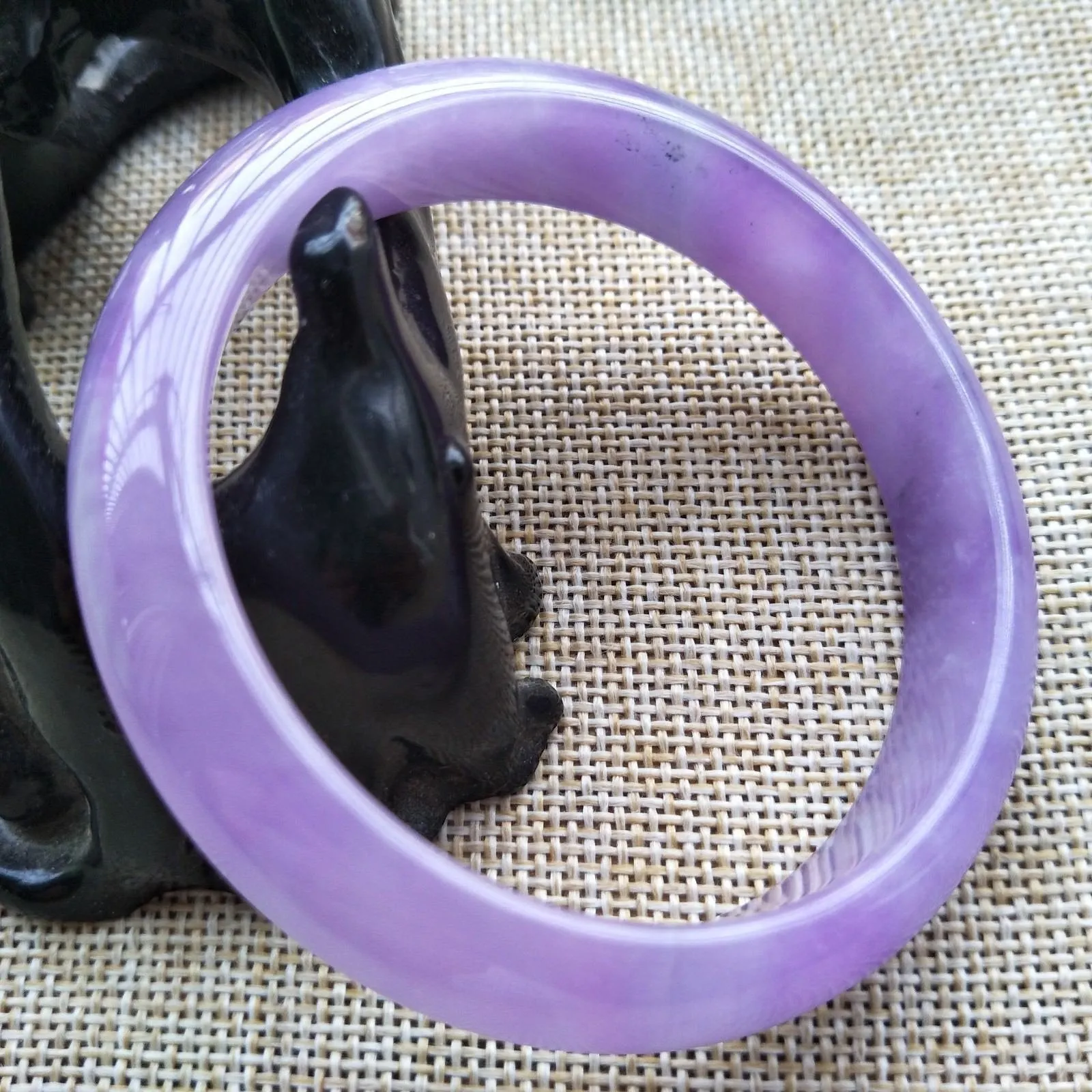10% OFF- 56/57/58 mm Certified Natural Jadeite Emerald A*Jade HandCarved Bangle T102