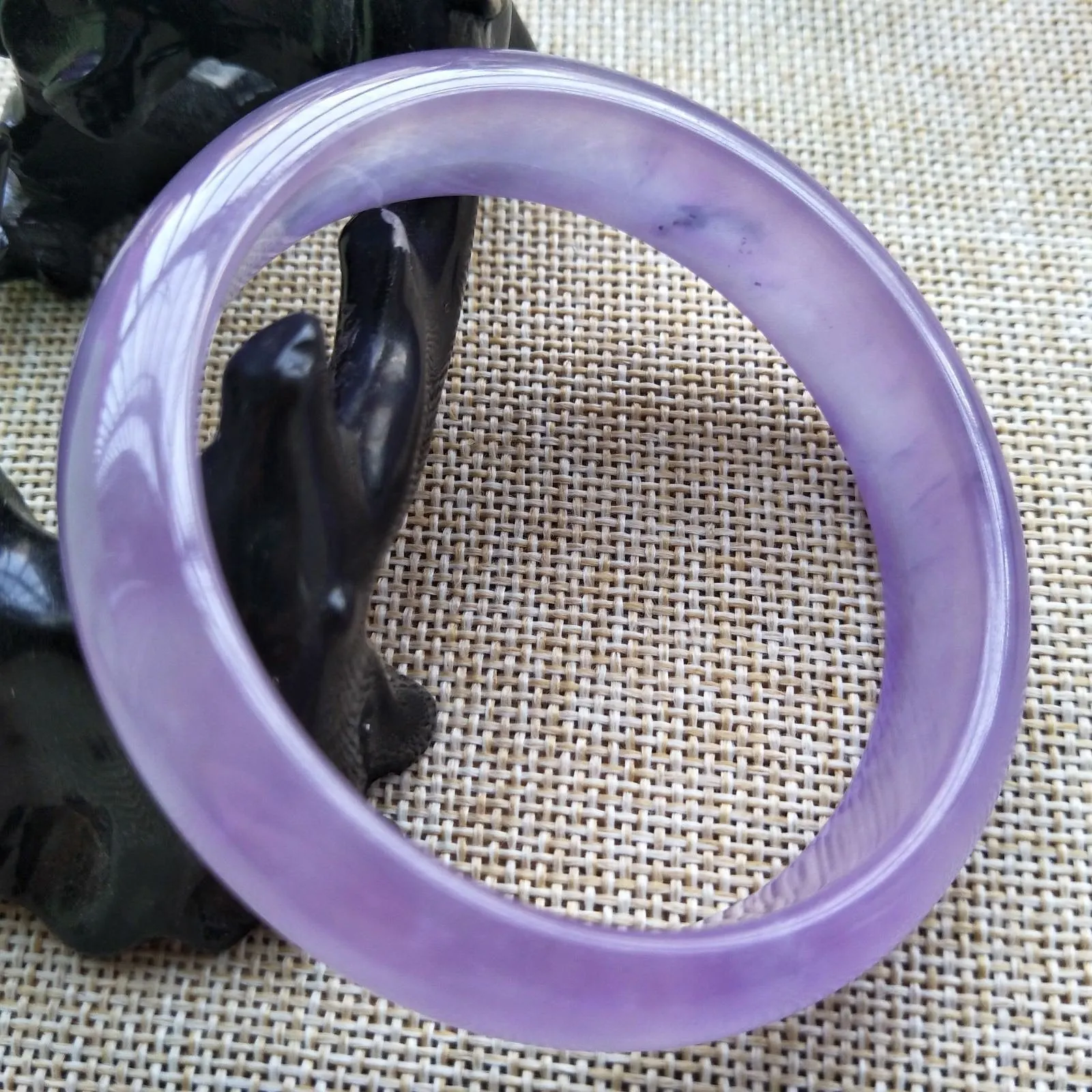 10% OFF- 56/57/58 mm Certified Natural Jadeite Emerald A*Jade HandCarved Bangle T103