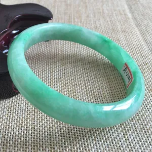 10% OFF- 56/57/58 mm Certified Natural Jadeite Emerald Jade Bangle《Grade A》A2021