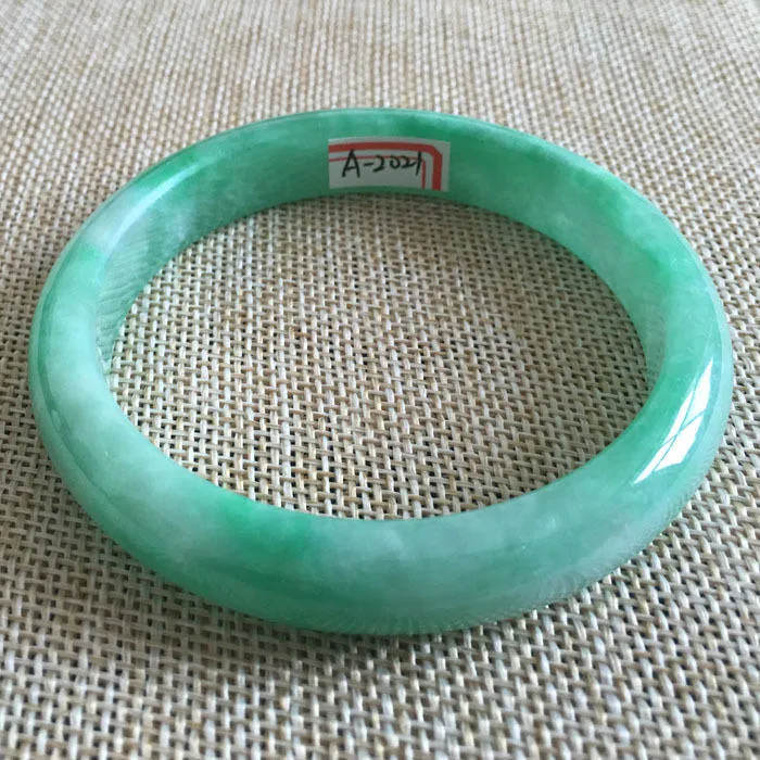10% OFF- 56/57/58 mm Certified Natural Jadeite Emerald Jade Bangle《Grade A》A2021