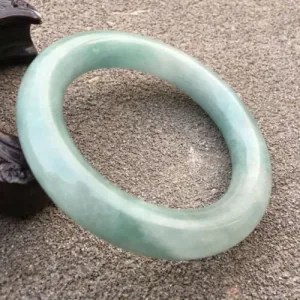 10% OFF- 56/57/58mm Certified Natural Lavender Jadeite Emerald A*Jade HandCarved Round Bangle GX3644