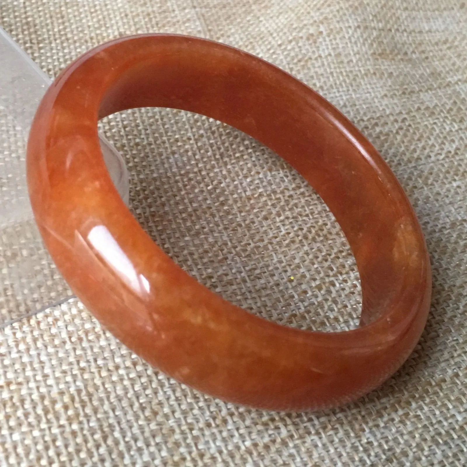 10% OFF- 56/57/58mm Certified Natural Red Jadeite Emerald A*Jade HandCarved Bangle C006