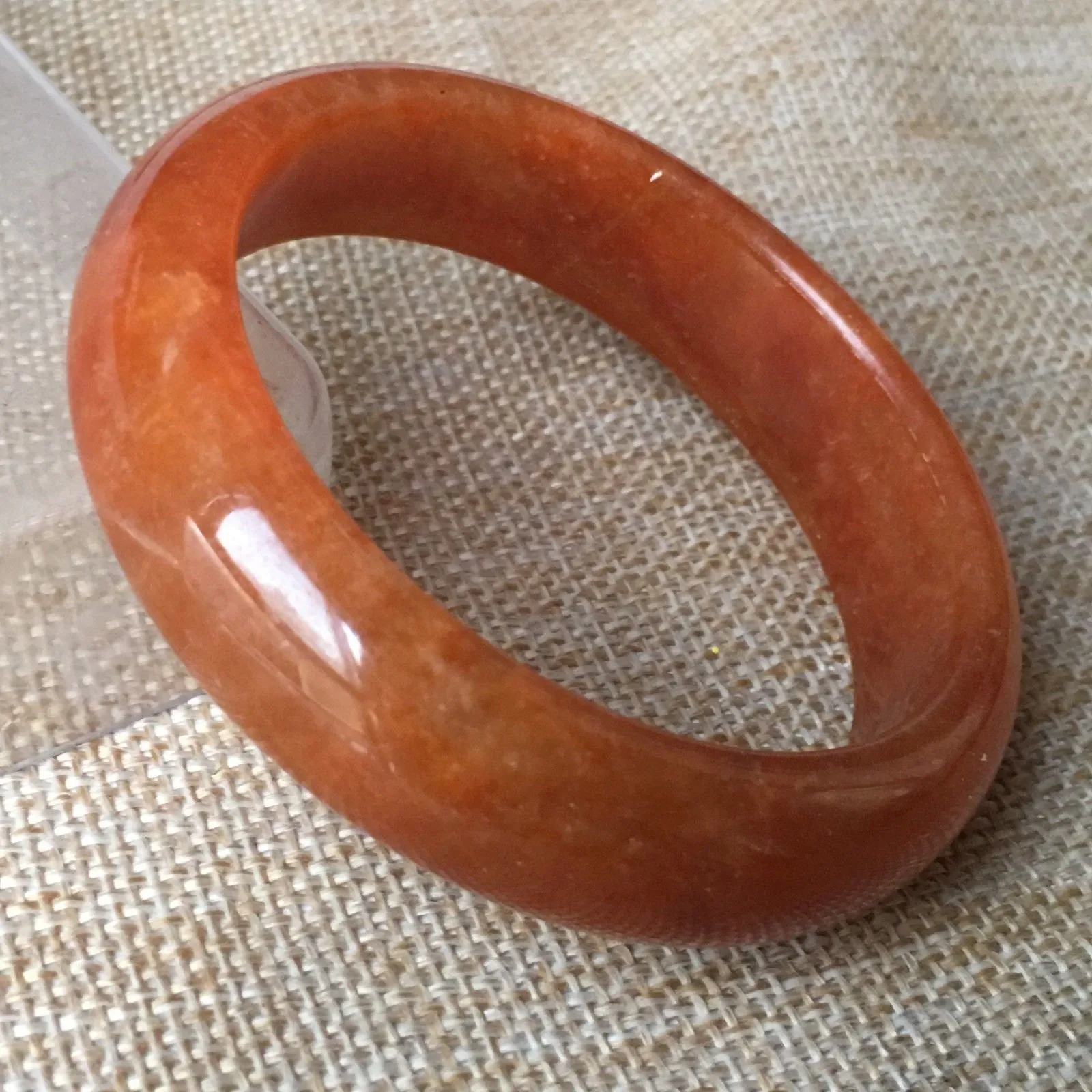 10% OFF- 56/57/58mm Certified Natural Red Jadeite Emerald A*Jade HandCarved Bangle C006