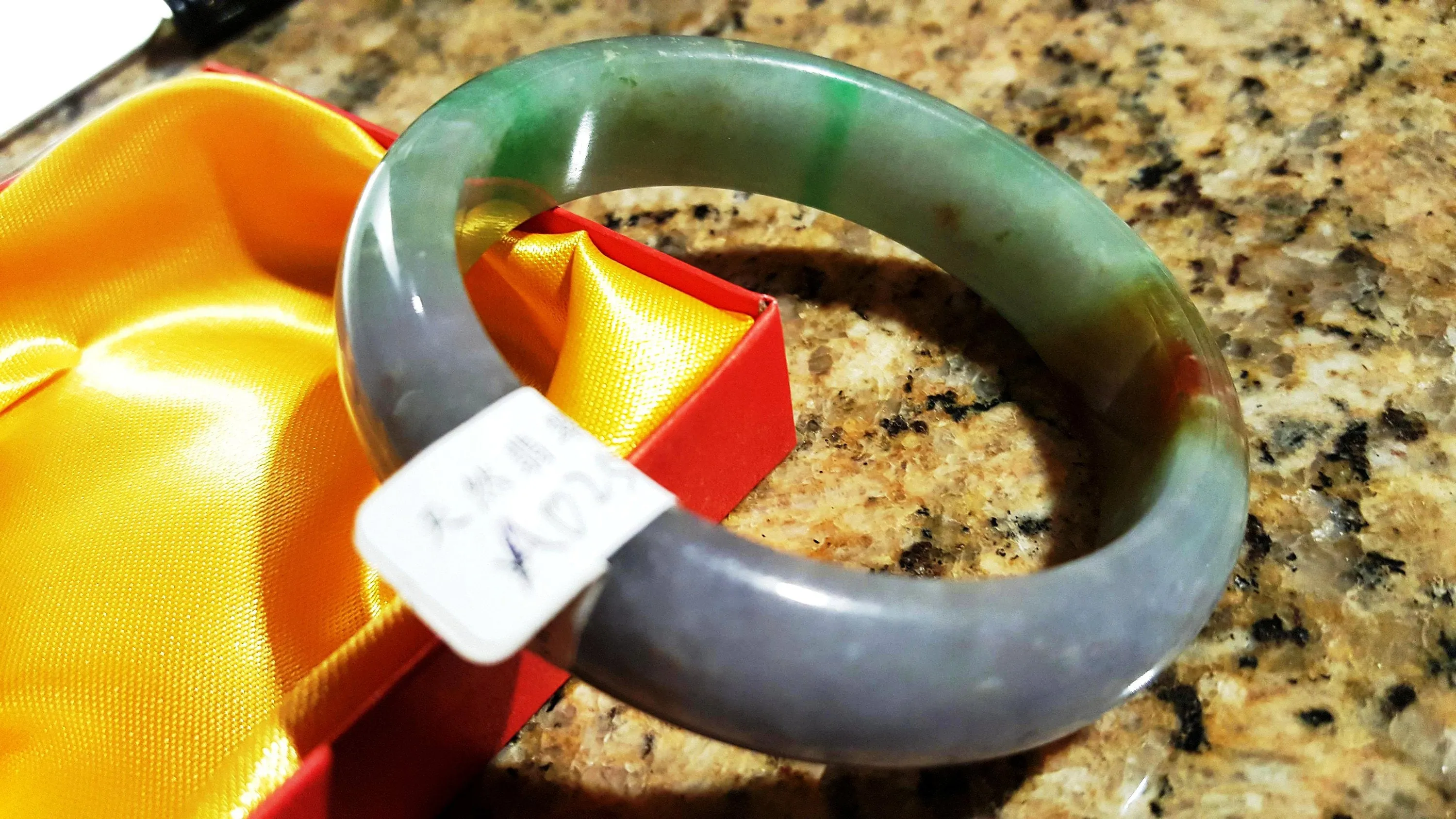 10% OFF- 57/58/59 mm Certified Natural Jadeite Emerald Jade Bangle《Grade A》A025