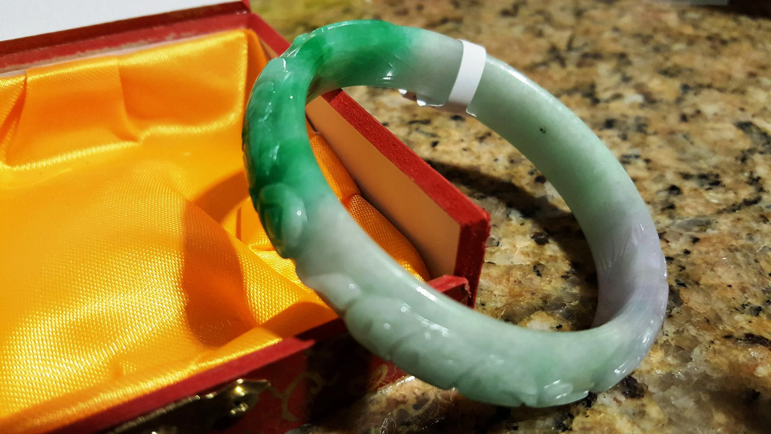 10% OFF- 57/58/59 mm Certified Natural Jadeite Emerald Jade Bangle《Grade A》A036