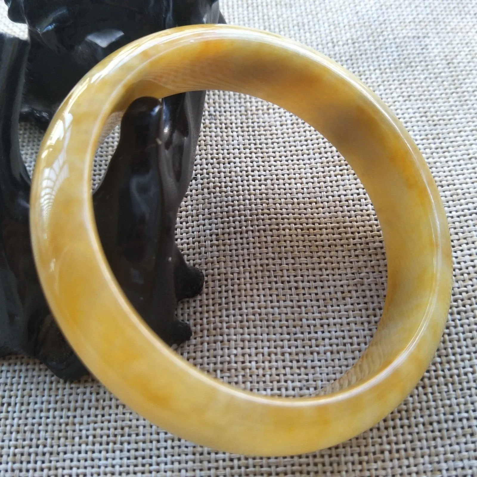10% OFF- 57/58/59mm Certified Natural Jadeite Emerald A*Jade Caved Bangle K105