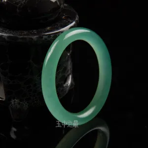 10% OFF- 58/59/60 mm Certified Natural Jadeite Emerald Jade Bangle《Grade A》A4197
