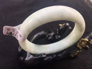 10% OFF- 58/59/60 mm Certified Natural Jadeite Emerald Jade Bangle《Grade A》A663