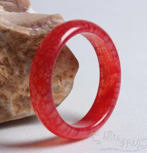 10% OFF- 58/59/60 mm Certified Natural Red Jadeite Emerald A*Jade HandCarved Bangle