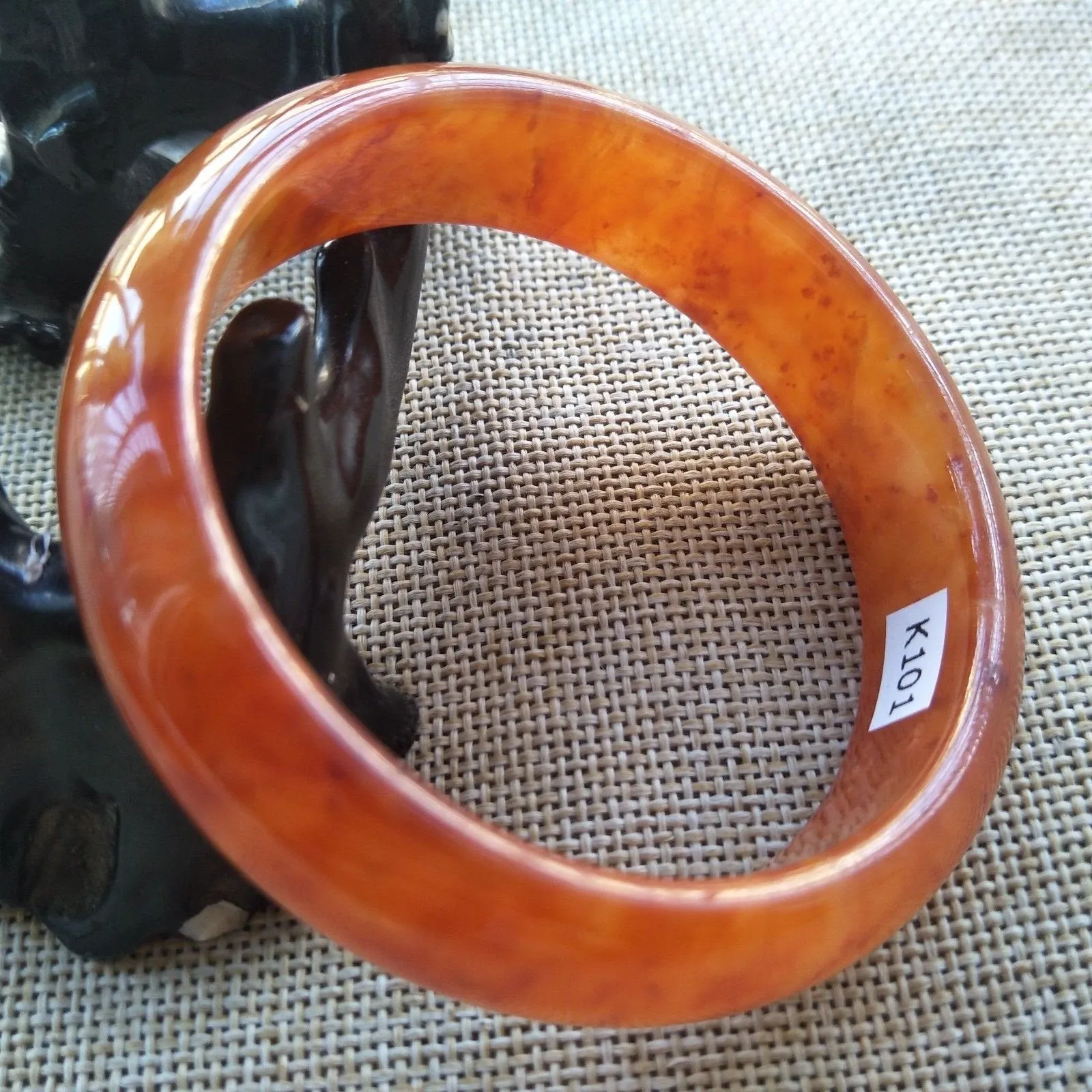 10% OFF- 58/59/60mm Certified Natural Jadeite Emerald A*Jade Caved Bangle K101