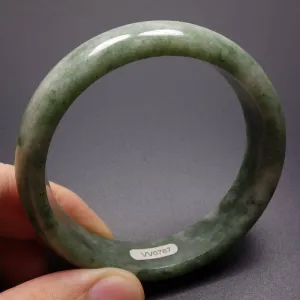 10% OFF- 59/60/61 mm Certified Natural Jadeite Emerald Jade Bangle《Grade A》W0767