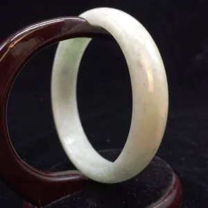 10% OFF- 60 mm-Certified Natural Jadeite Emerald Jade Bracelet Bangle《Grade A》A201721