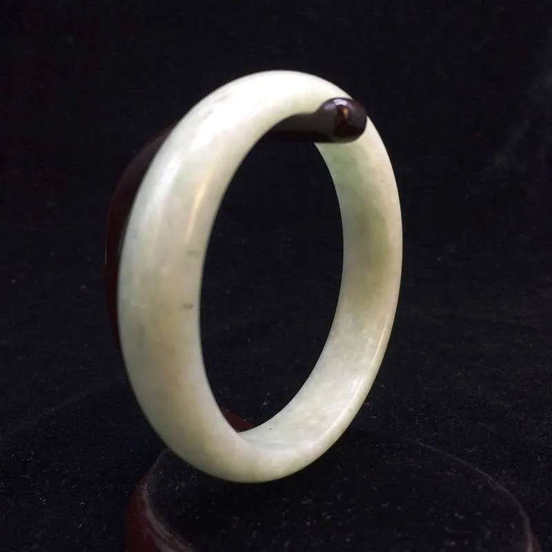 10% OFF- 60 mm-Certified Natural Jadeite Emerald Jade Bracelet Bangle《Grade A》A201721