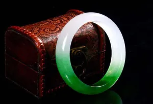 10% OFF- 60/61/62 mm Certified Natural Jadeite Emerald Jade Bangle《Grade A》