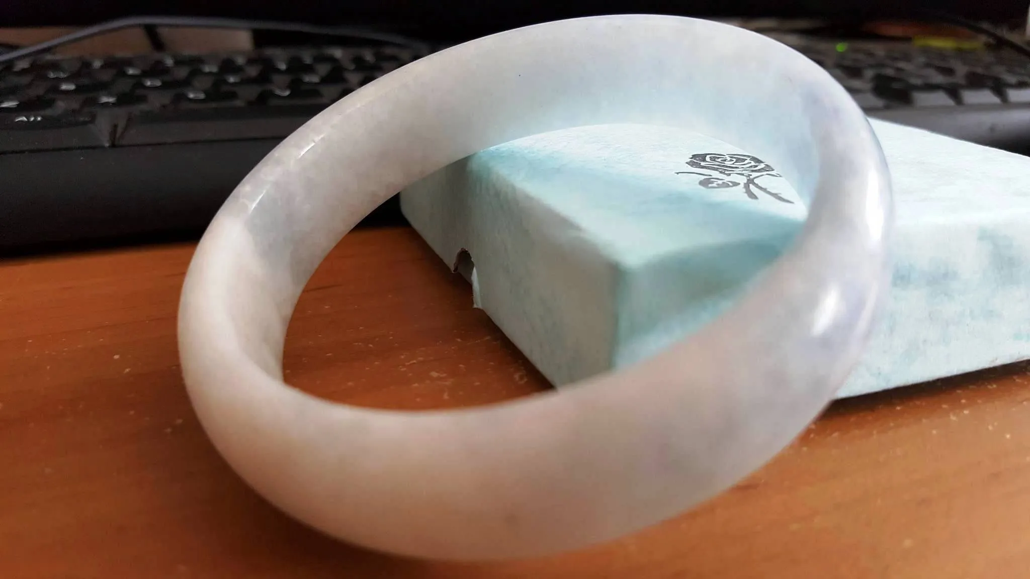 10% OFF- 60/61/62 mm Certified Natural Jadeite Emerald Jade Bangle《Grade A》A144