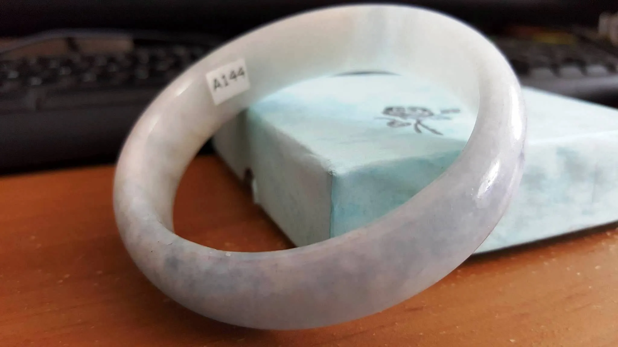 10% OFF- 60/61/62 mm Certified Natural Jadeite Emerald Jade Bangle《Grade A》A144