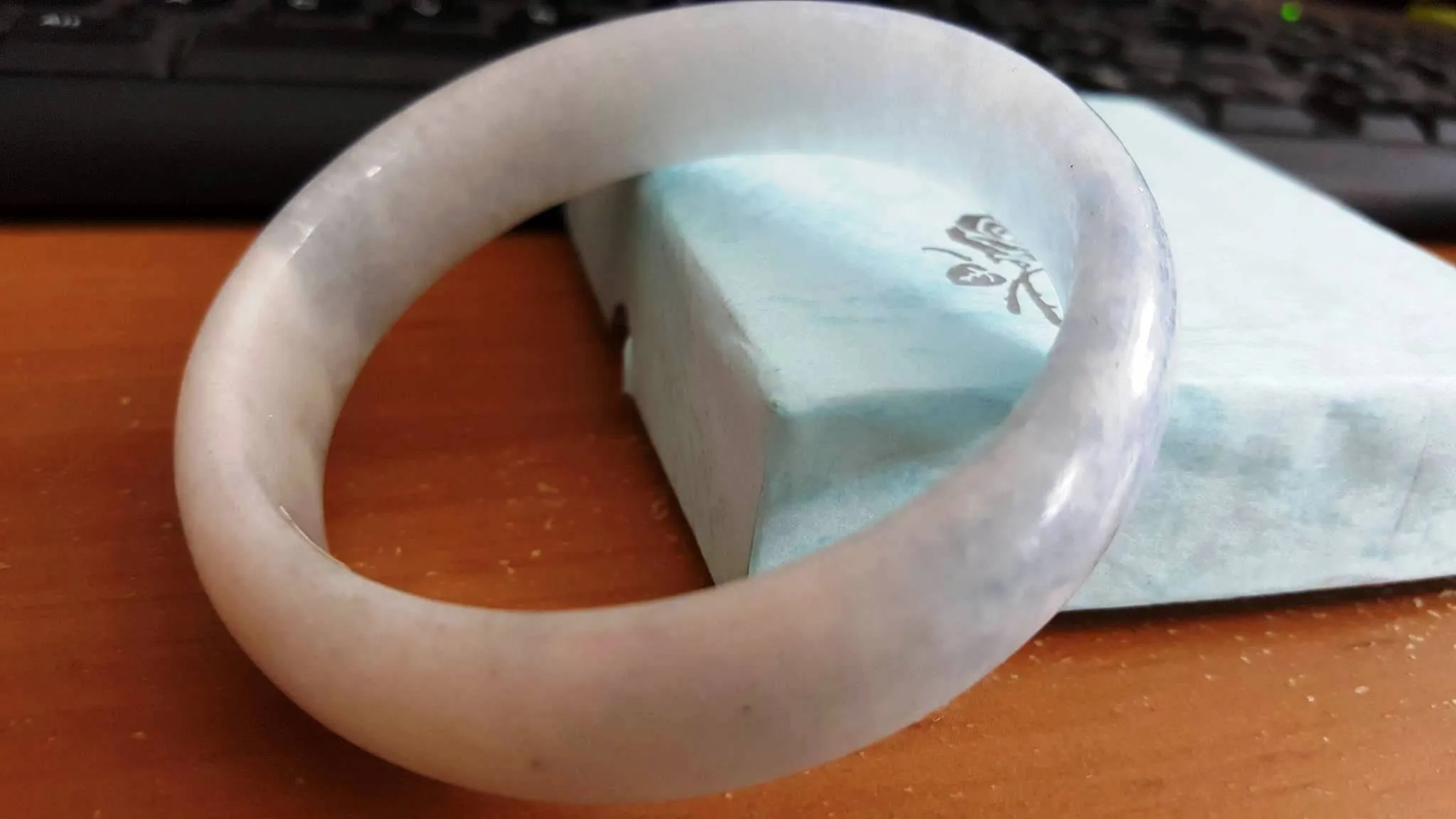 10% OFF- 60/61/62 mm Certified Natural Jadeite Emerald Jade Bangle《Grade A》A144