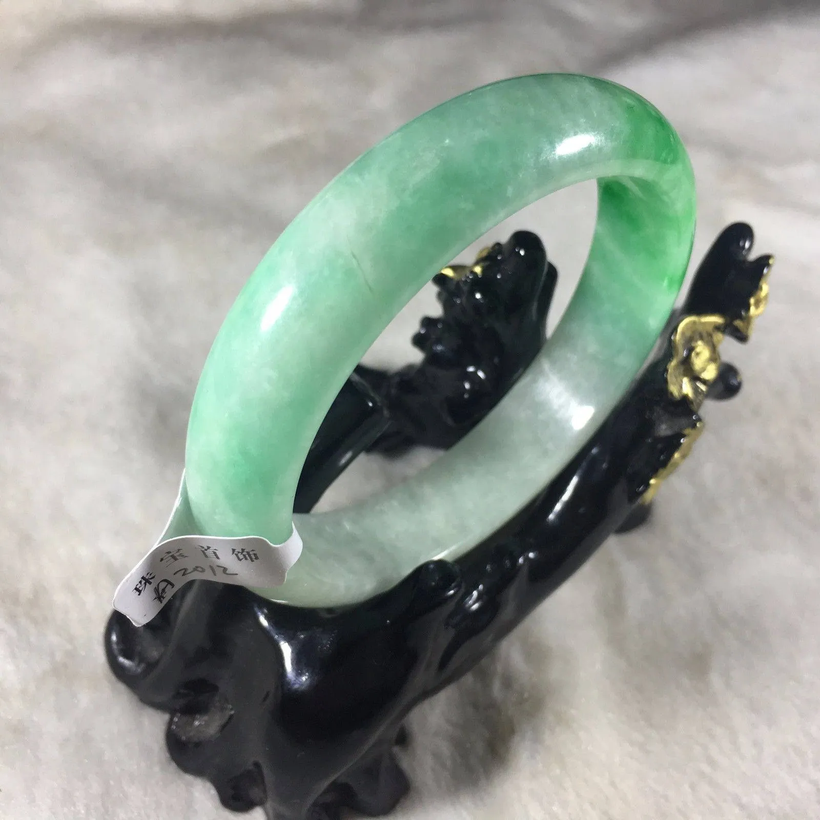 10% OFF- 60/61/62 mm Certified Natural Jadeite Emerald Jade Bangle《Grade A》A2012