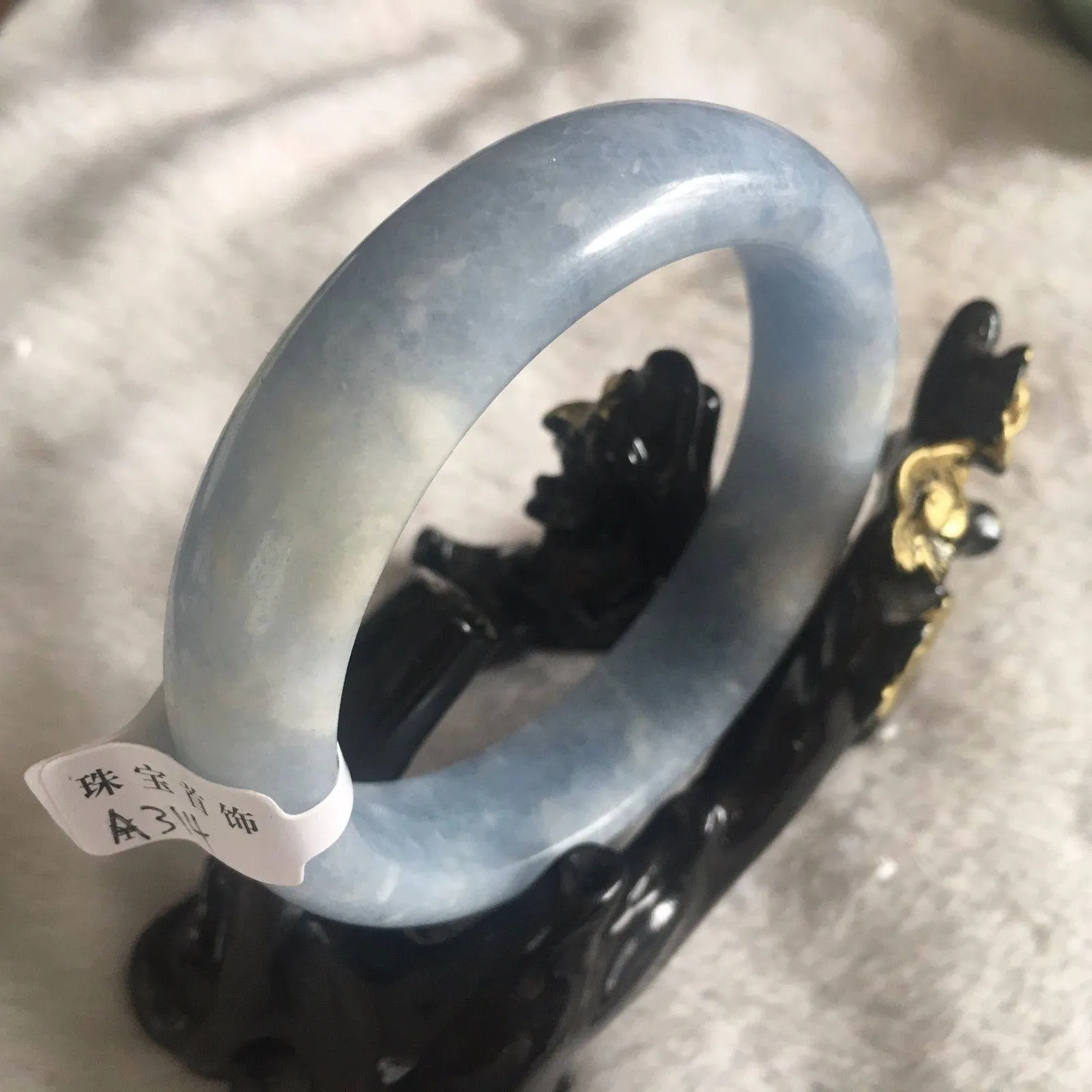 10% OFF- 60/61/62 mm Certified Natural Jadeite Emerald Jade Bangle《Grade A》A314