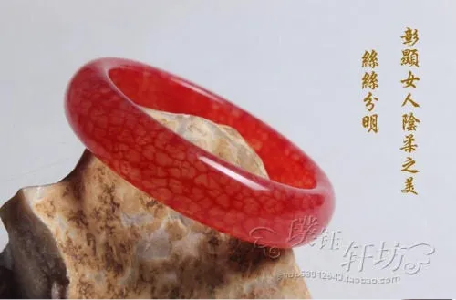 10% OFF- 60/61/62 mm Certified Natural Red Jadeite Emerald A*Jade HandCarved Bangle