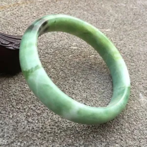 10% OFF- 61/62/63mm Certified Natural Jadeite Emerald A*Jade Handcarved Bangle GX0247 with Gift Box