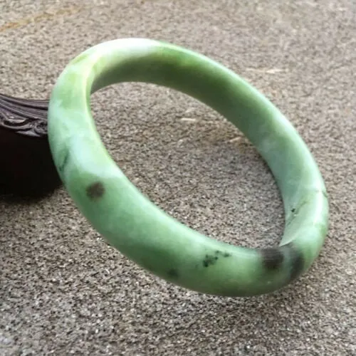 10% OFF- 61/62/63mm Certified Natural Jadeite Emerald A*Jade Handcarved Bangle GX0247 with Gift Box