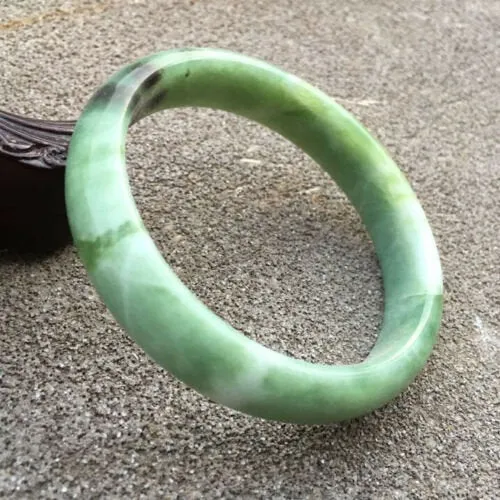 10% OFF- 61/62/63mm Certified Natural Jadeite Emerald A*Jade Handcarved Bangle GX0247 with Gift Box