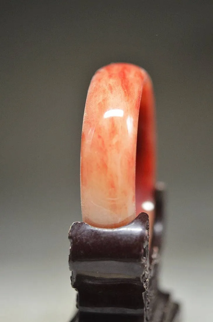10% OFF on Sales- 58/59/60 mm-Certified Natural Red Jadeite Emerald Jade Bracelet Bangle 《Grade A》