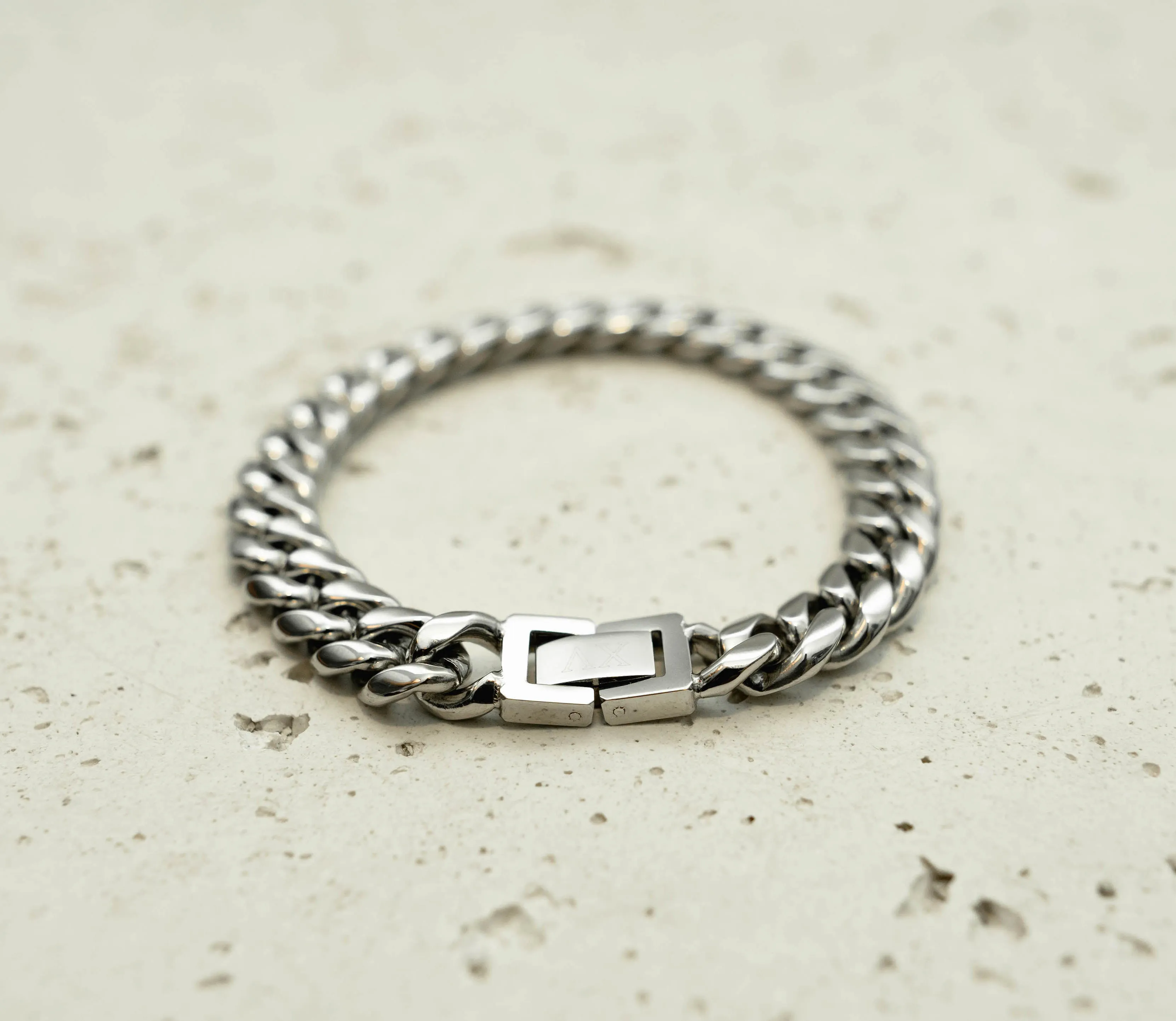 10mm Cuban Bracelet (Silver)
