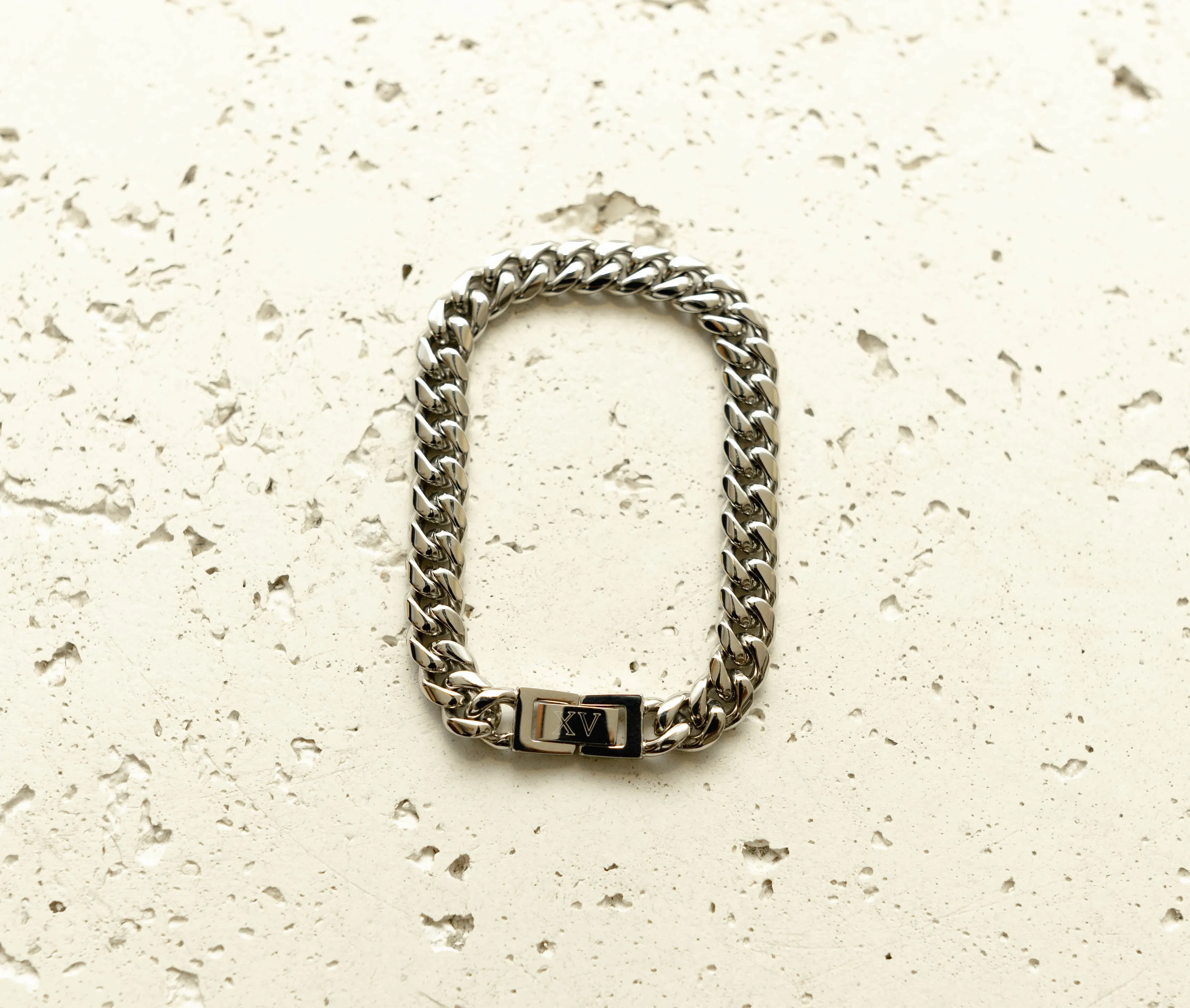 10mm Cuban Bracelet (Silver)