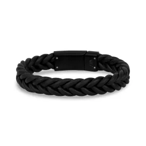11mm Braided Leather Bracelet