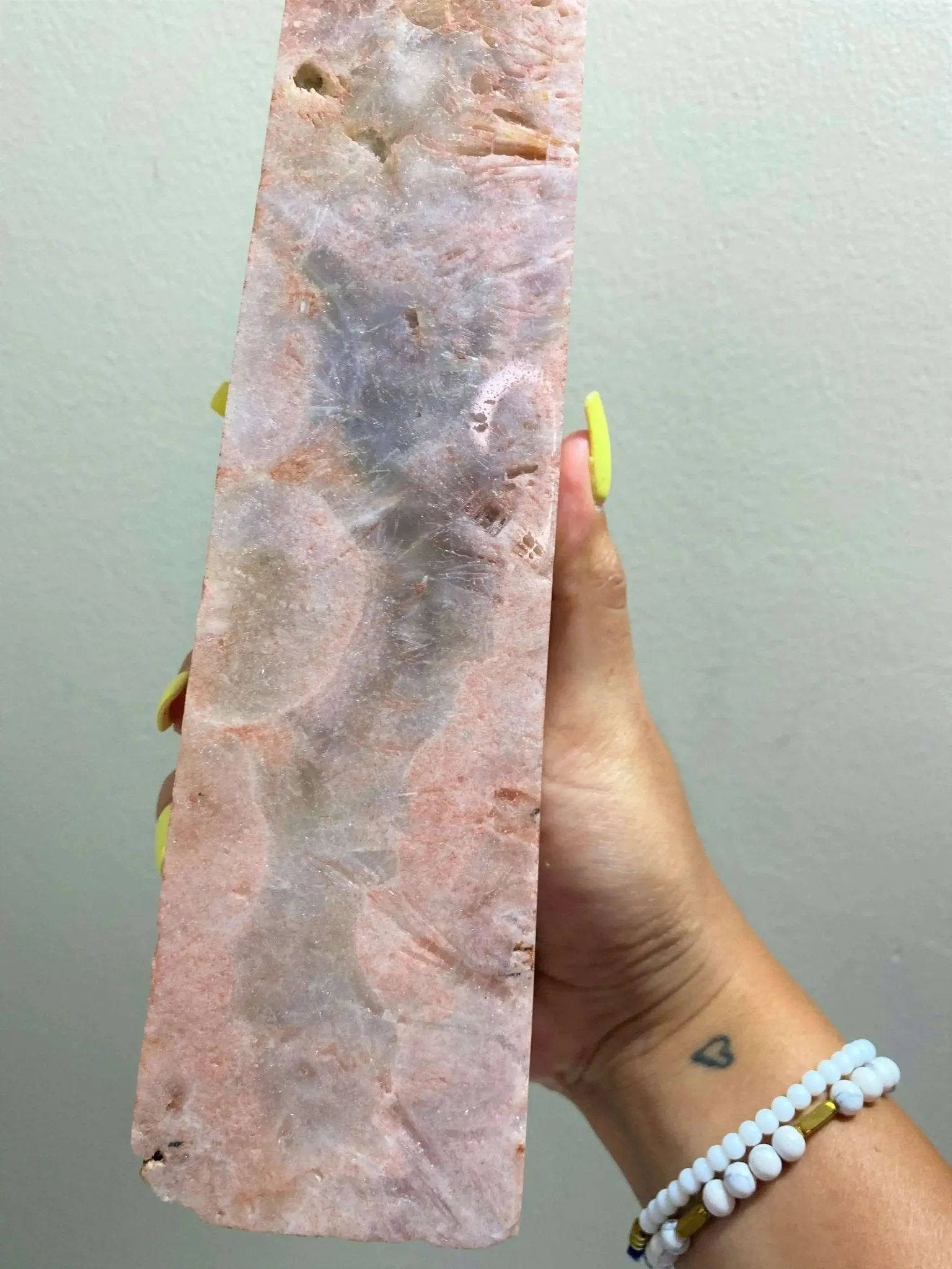 13" Pink Amethyst Tower