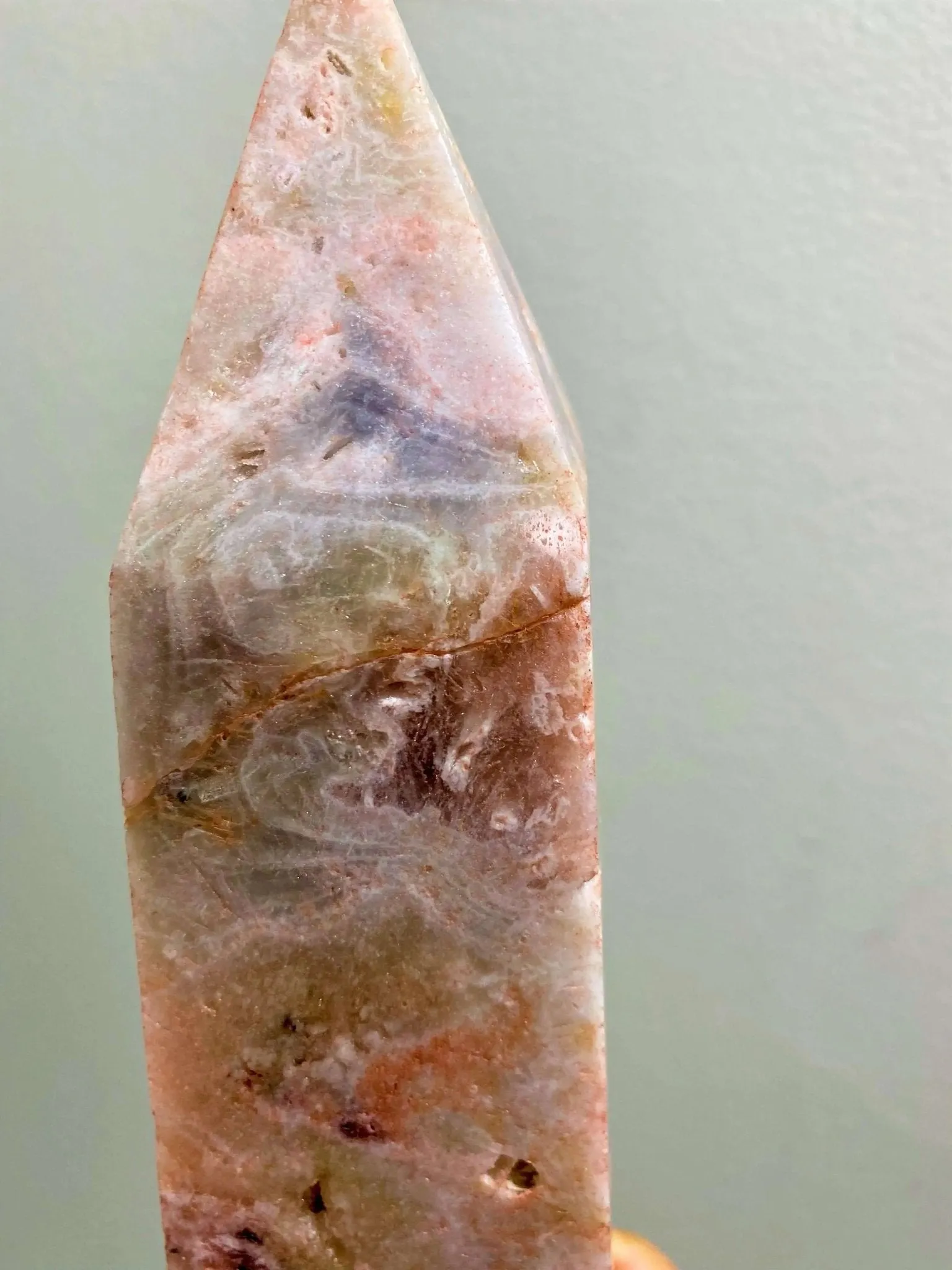 13" Pink Amethyst Tower