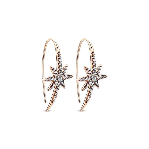 14k Pink Gold Starlis Drop