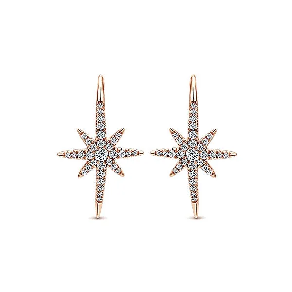 14k Pink Gold Starlis Drop
