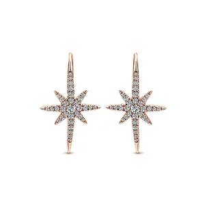 14k Pink Gold Starlis Drop