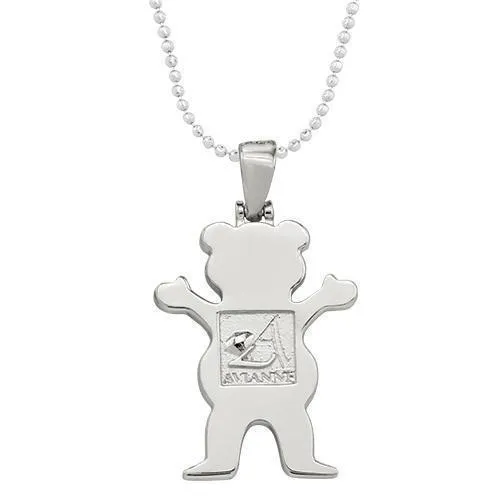 14k Yellow Gold Yellow Enhanced Diamond Bear Pendant 1.51 Ctw