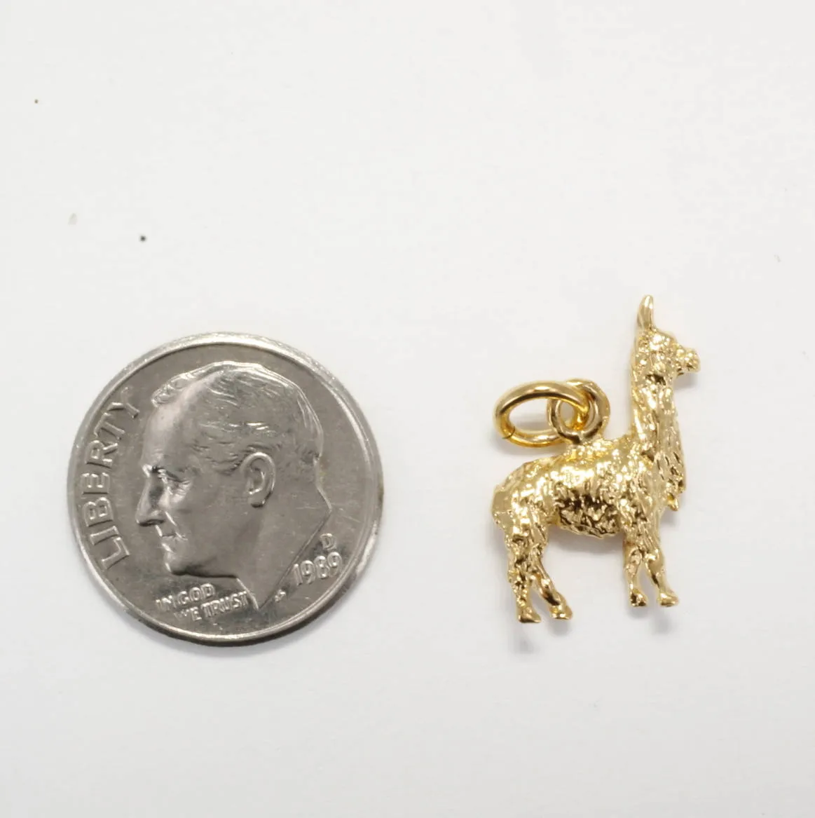 14kt. Gold Vermeil Suri Alpaca Charm