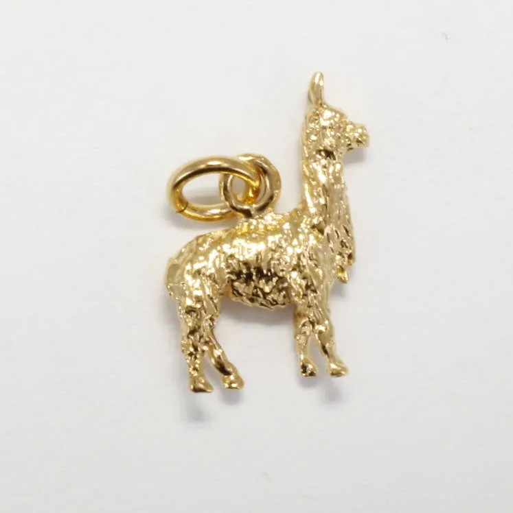 14kt. Gold Vermeil Suri Alpaca Charm
