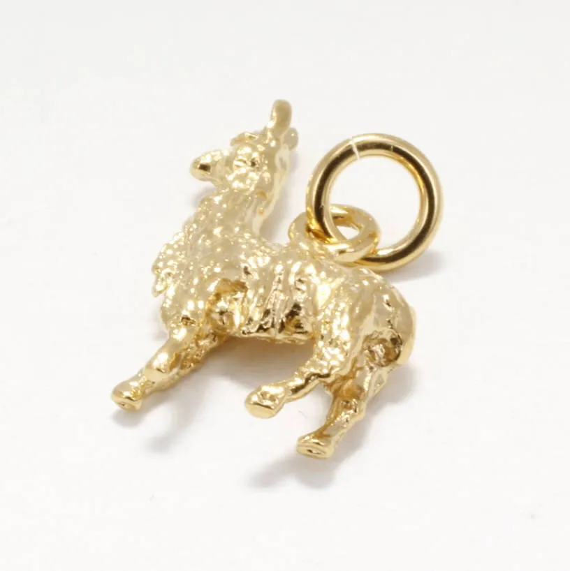 14kt. Gold Vermeil Suri Alpaca Charm